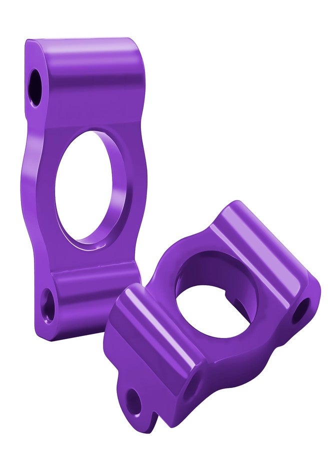 FSDKEDUF Aluminum Caster Blocks & C-Hubs for RC Car for WLtoys 244016, Losi Micro-B & Micro-T - Durable CNC Upgrade Parts RC Car Accessories for Performance & Replacement (Purple) - Image 4